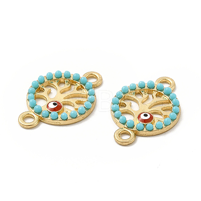 Alloy Enamel Connector Charms FIND-H039-04G-1