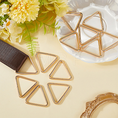 16Pcs Triangle Iron Linking Rings IFIN-CL0001-07KCG-1