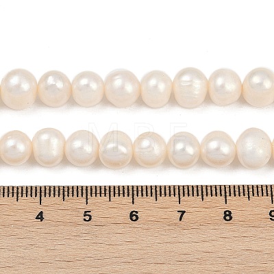 Natural Cultured Freshwater Pearl Beads Strands PEAR-I007-07J-10A-1