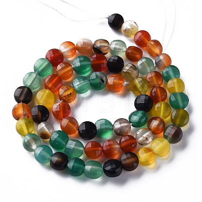 Natural Agate Beads Strands G-N326-98G-1