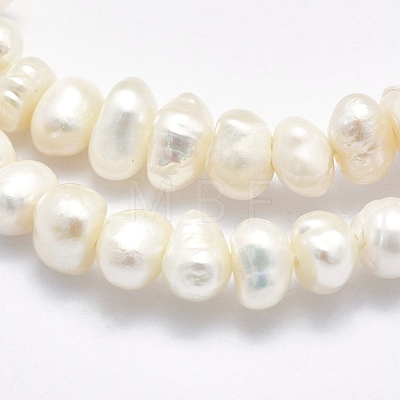 Natural Cultured Freshwater Pearl Beads Strands X-PEAR-F007-50-1