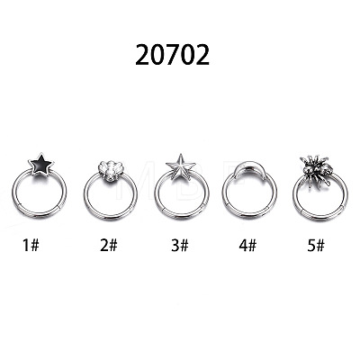 Halloween Stainless Steel Nose Rings WGADCDD-02-1