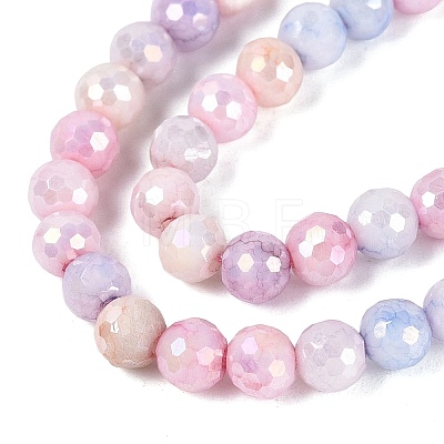 Anti-Tarnish Electroplate Glass Beads Strands EGLA-N027-02A-05-1