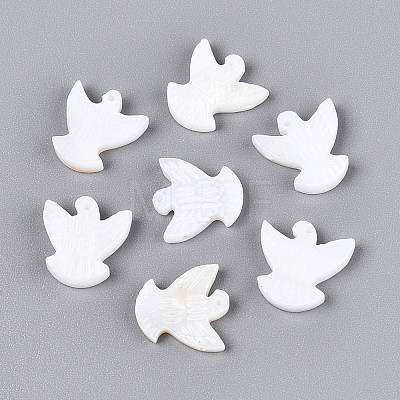 Natural Freshwater Shell Beads BSHE-T014-35-1