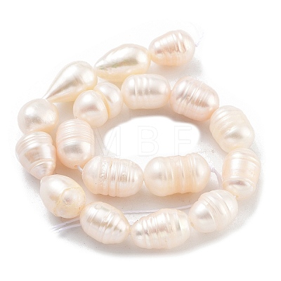Natural Cultured Freshwater Pearl Beads Strands PEAR-P062-15A-1