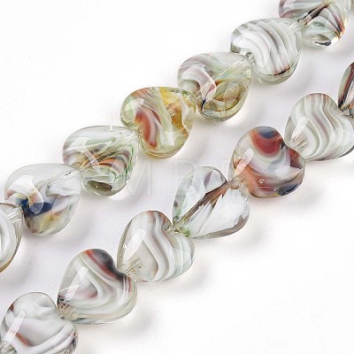 Millefiori Glass Beads Strands GLAA-T023-34J-1