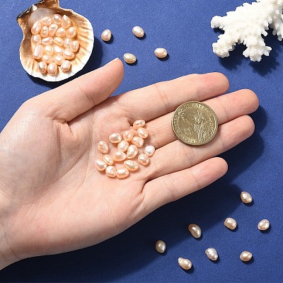 10Pcs Natural Cultured Freshwater Pearl Beads PEAR-YW0001-37-1