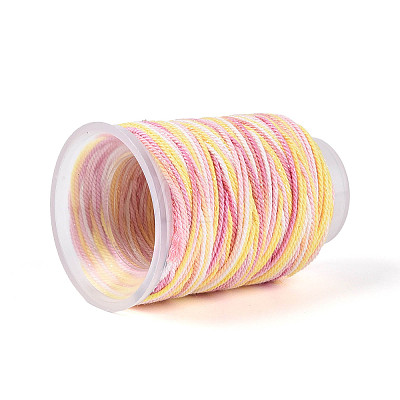 35M Segment Dyed Macrame Cotton Cord OCOR-T017-06C-1