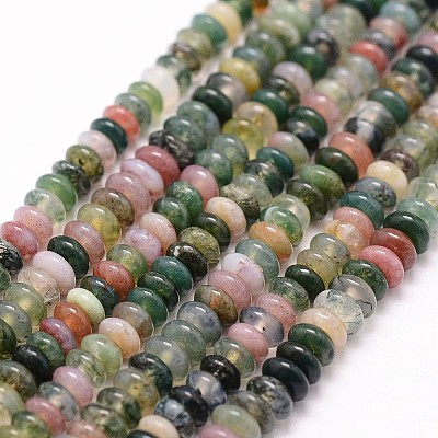 Natural Indian Agate Beads Strands LS-G-N0173-04-2x4mm-1