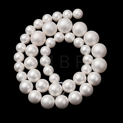 Electroplated Shell Pearl Graduated Beads Strands SH-CBA8E5B-02-1
