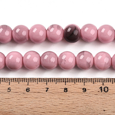 Baking Paint Glass Beads X1-DGLA-N013-10mm-09-1
