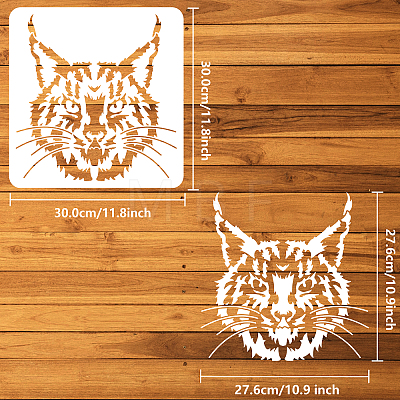 PET Hollow Out Drawing Painting Stencils DIY-WH0391-0486-1