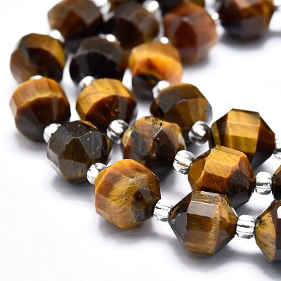 Natural Tiger Eye Beads Strands G-M353-A13-8mm-1