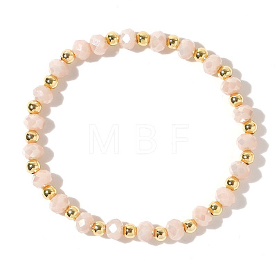 Natural Peach Moonstone Beads Stretch for Women MC1520-1