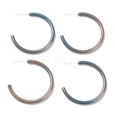 Hypoallergenic Bioceramics Zirconia Ceramic Ring Stud Earrings EJEW-Z023-01B-1
