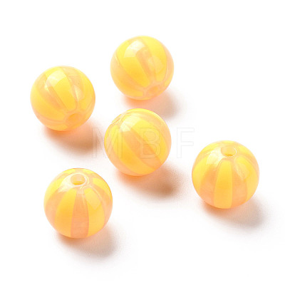 Opaque Acrylic Beads OACR-M003-03-1