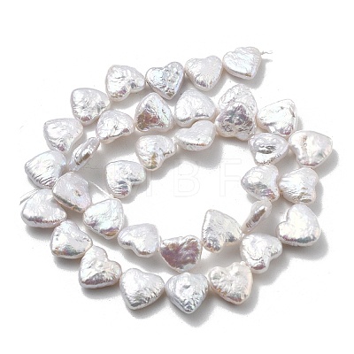 Natural Baroque Keshi Pearl Beads Strands PEAR-P064-10A-01A-1