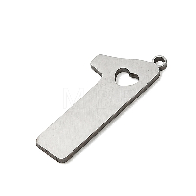 201 Stainless Steel Pendants SA-CBA0460-10P-1