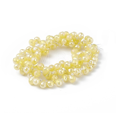 Imitation Jade Glass Beads Strands EGLA-F152-A03-1