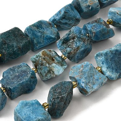 Raw Rough Natural Apatite Beads Strands G-Z087-B12-1