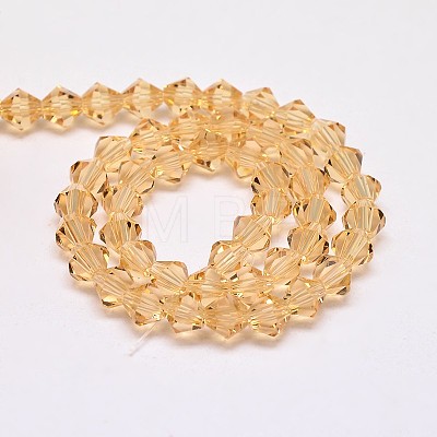 Transparent Glass Beads Strands EGLA-A039-T6mm-D18-1