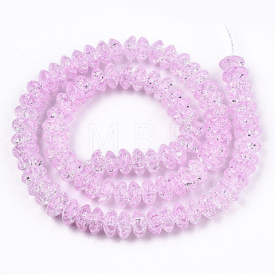 Crackle Glass Beads GLAA-S192-004D-1