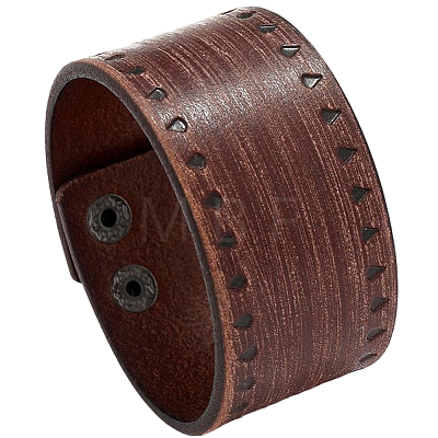 Cowhide Cord Bracelets BJEW-WH20003-12A-01-1