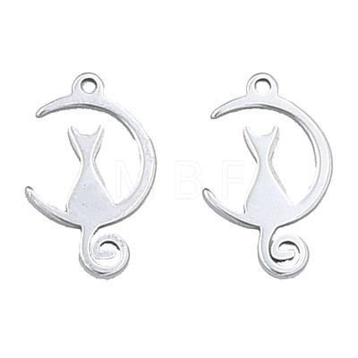 Non-Tarnish 201 Stainless Steel Pendants STAS-N098-081P-1