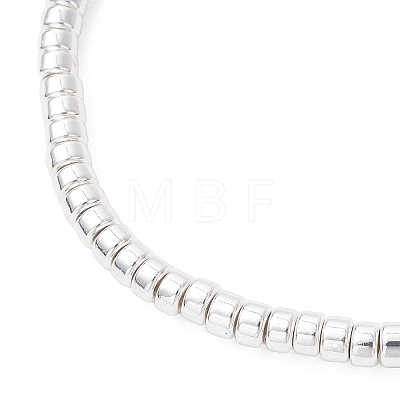 Grade AA Electroplate Non-magnetic Synthetic Hematite Beads Stretch Bracelets for Women BJEW-JB12585-1