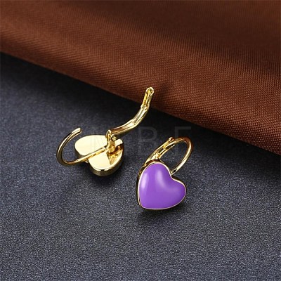Trendy Tin Alloy Leverback Earrings EJEW-BB20929-A-1