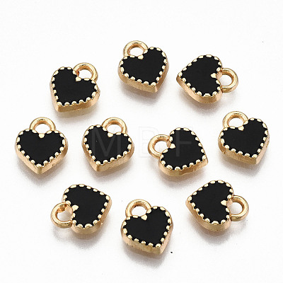 Alloy Enamel Charms ENAM-S126-015D-RS-1