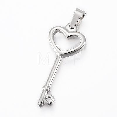 Tarnish Resistant 304 Stainless Steel Pendants STAS-H411-02P-1