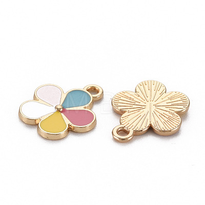 Alloy Enamel Pendants ENAM-N055-033B-NR-1