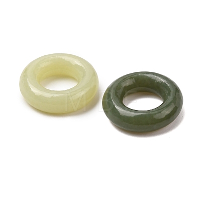Natural Nephrite Jade/Hetian Jade Linking Rings G-Z155-09A-1