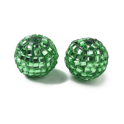 Acrylic Rhinestone Beads OACR-D307-01B-16MM-1
