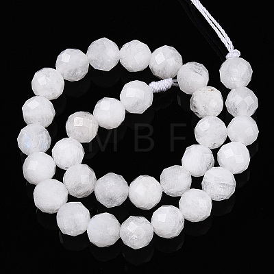 Natural Moonstone Beads Strands G-S345-6mm-36-1