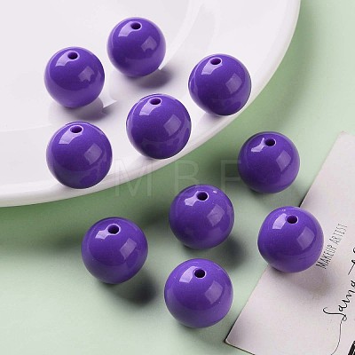 Opaque Acrylic Beads X-MACR-S370-C20mm-31-1