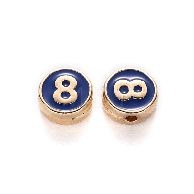 Alloy Enamel Beads ENAM-R055-04-08-RS-1