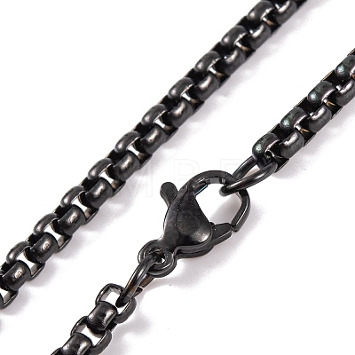 Titanium Steel Pendant Necklaces NJEW-L122-01EB-1