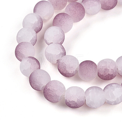 Crackle Glass Beads X1-GLAA-N009-8mm-05-1