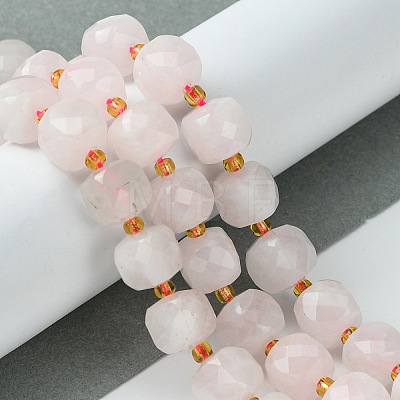 Natural Rose Quartz Beads Strands G-Q010-A10-01-1