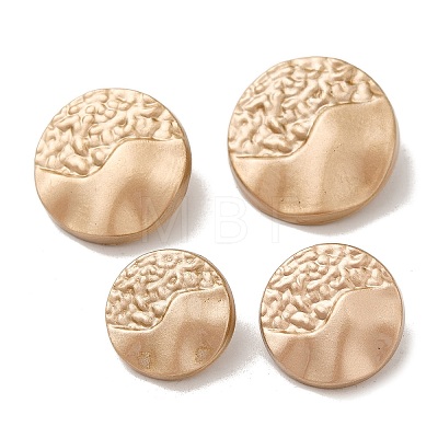 40Pcs 4 Style Alloy Shank Buttons BUTT-FG0001-05-1