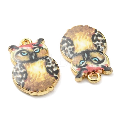 Printed Alloy Pendants ENAM-D051-16G-02-1