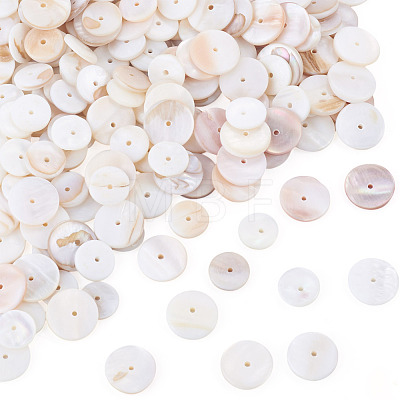 1 Strand 2 Styles Natural Freshwater Shell Beads Strands SHEL-TA0001-43-1