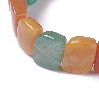 Natural Aventurine Beads Stretch Bracelets BJEW-L495-23-1