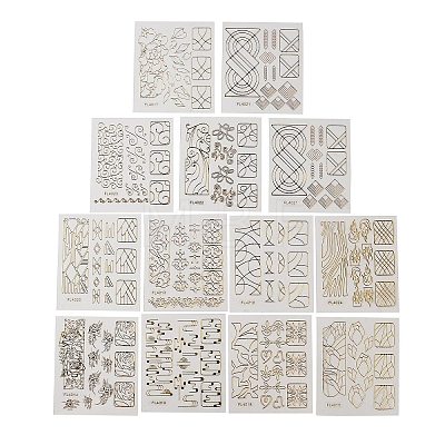 Gilding 5D Nail Strip Self-adhesive Stickers MRMJ-T076-02-M-1