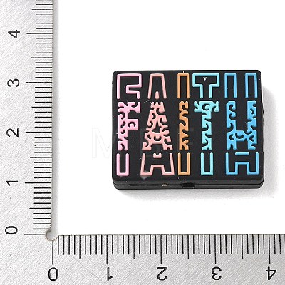 Inspirational Silicone Beads SL-CBAF318-C04-1