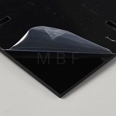 3-Tier Desktop Acrylic Jewelry Display Riser Stands ODIS-WH0061-60-1