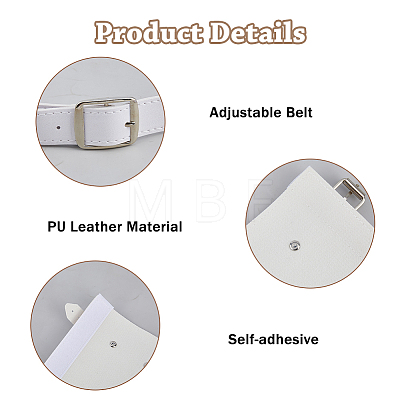 Medieval PU Leather Sword Holder Belts AJEW-WH0871-64A-1
