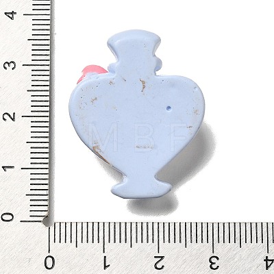 Electroplate Opaque Resin Cabochons RESI-S10-03A-1